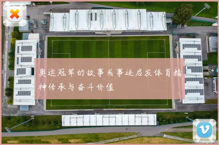 奥运冠军的故事或事迹启发体育精神传承与奋斗价值